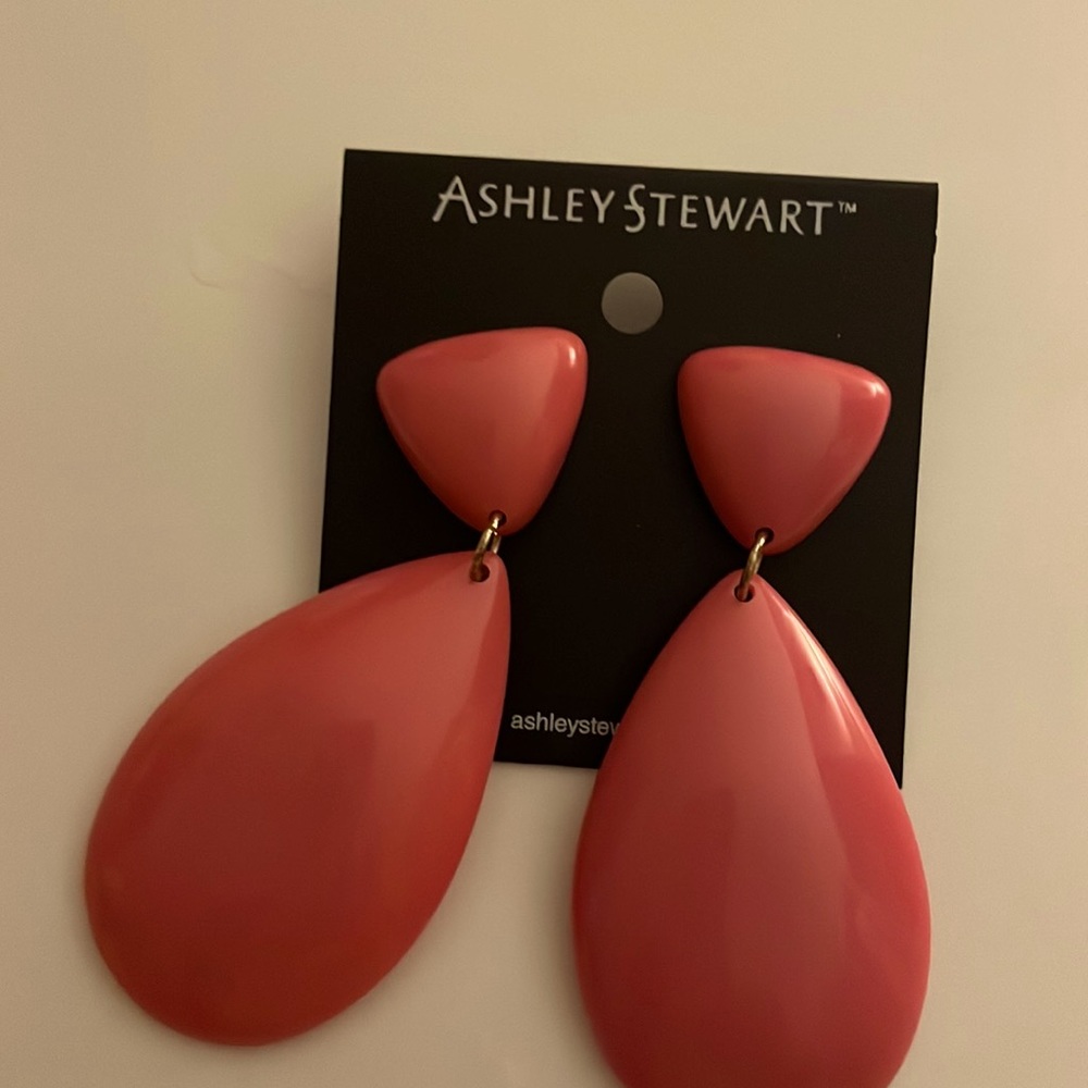 Pink pink earrings